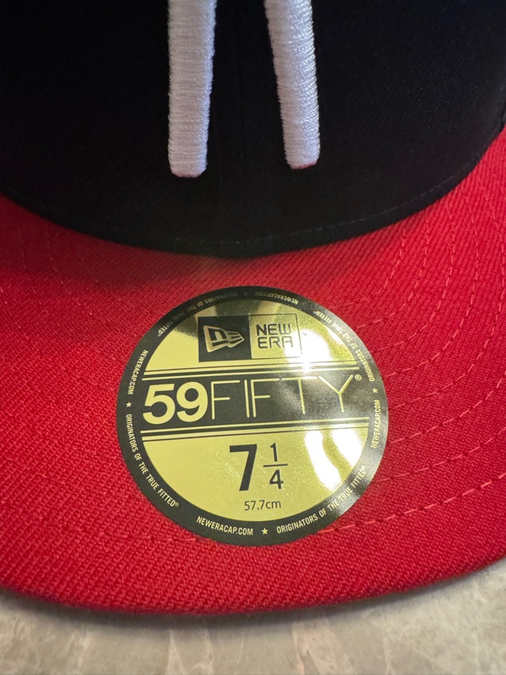 Fear of God Essentials Navy 59FIFTY Fitted 7 1/4 - Picture 7 of 13